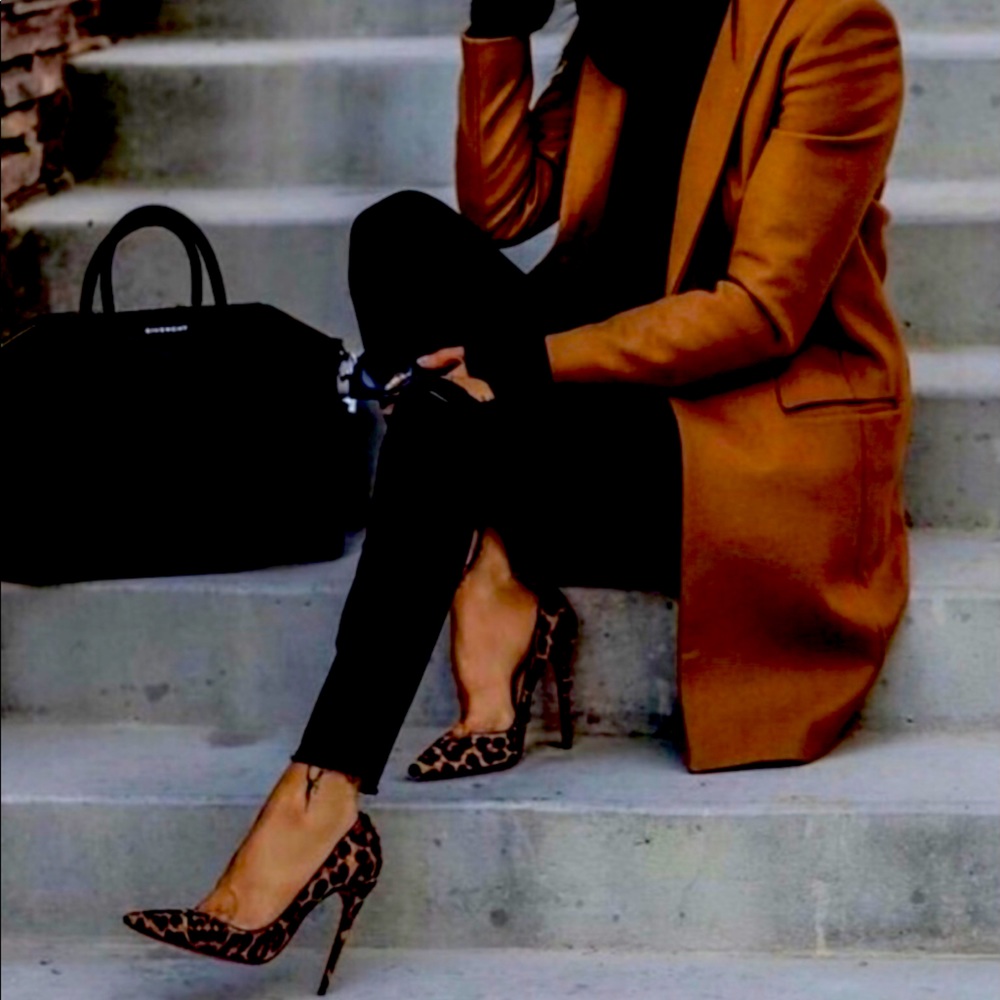 Jeffrey Campbell Leopard Print Pony Hair Pumps